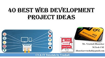 40 Best Web Development Project Ideas | Web Developer
