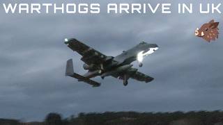 Twelve A-10 Attack Planes Arrive In Uk While En Route To Middle East