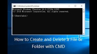 Windows Command Line Tutorial  4  Creating and Removing Directories latest