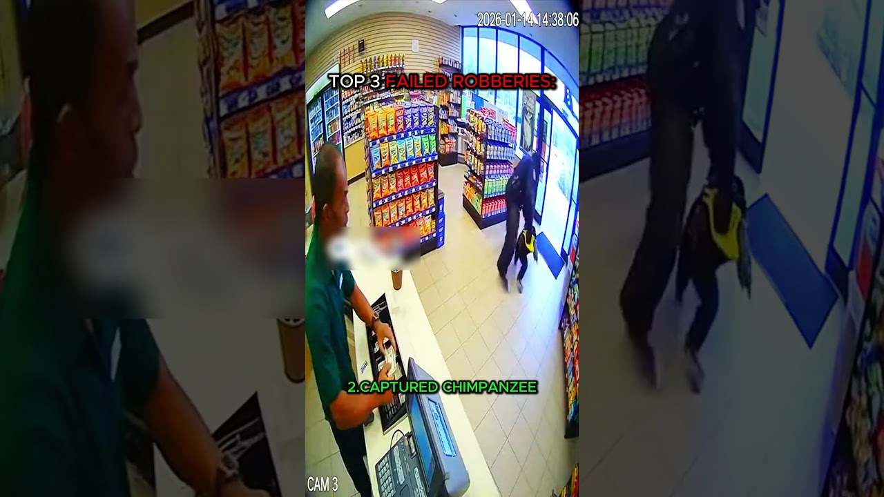Failed Monkey Robberies Caught on Camera