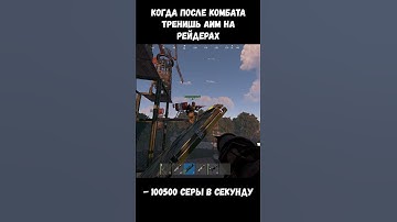 Rust / Когда после комбата тренишь аим на рейдерах / #shorts #rust