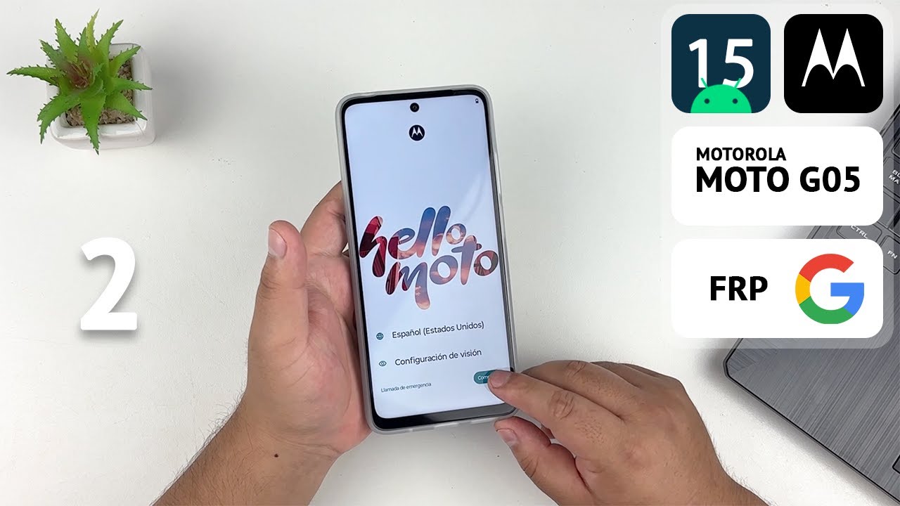 Eliminar Cuenta de Google Motorola Moto G05 | Android 15 | Método 2 ...