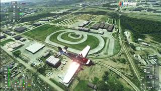 5. Flying over Hawkeye Downs Speedway on Microsoft Flight Simulator 2020
