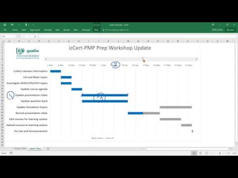 用Excel绘制甘特图  Draw a Gantt Chart with EXCEL