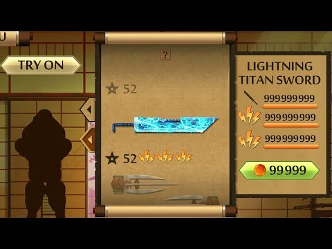 Shadow Fight 2 The Most Powerful Lightning Titan Sword