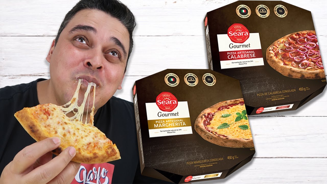 Pizza Seara GOURMET Congelada Margherita e Calabrese YouTube