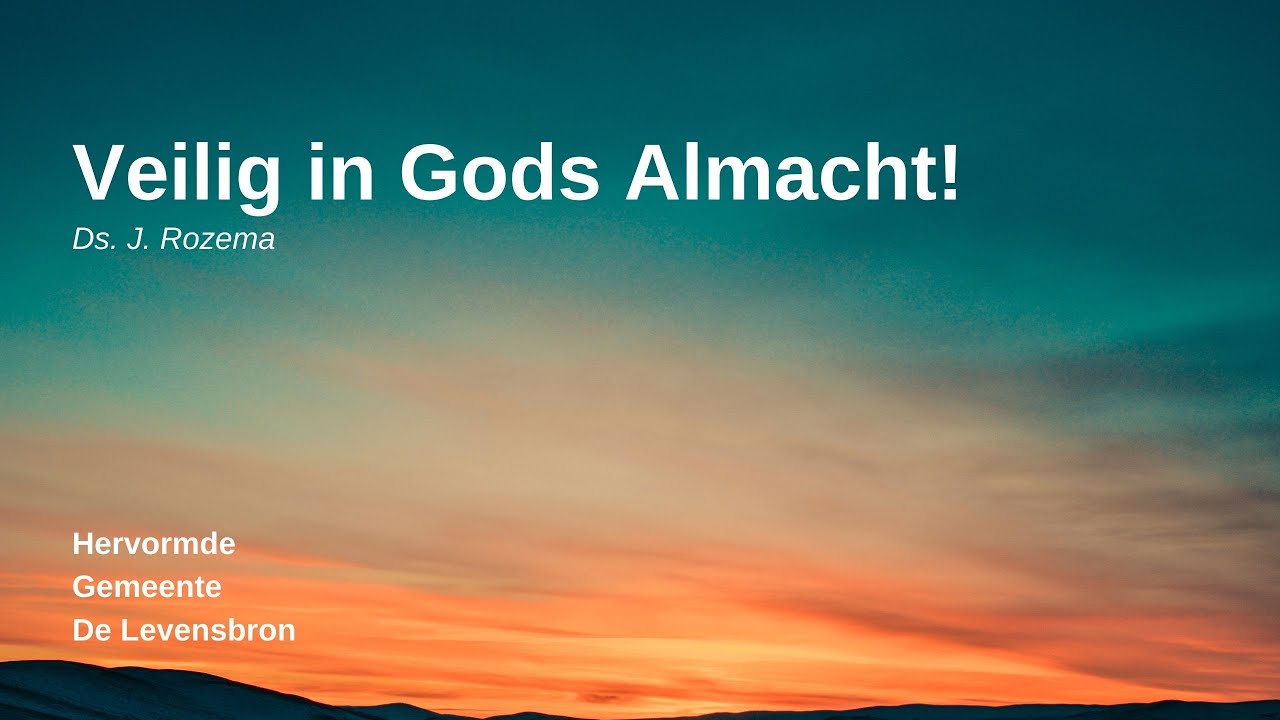 De Levensbron Goes | Ds. J. Rozema – 20 december 2020 - YouTube