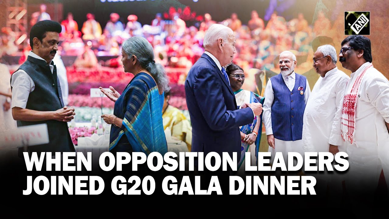 G20 | When Opposition joined PM Modi at Gala Dinner, from CM Stalin to Nitish and Hemant Soren