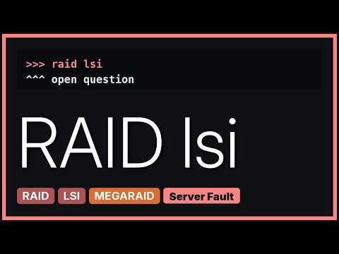 DevOps & SysAdmins: LSI MegaRaid live conversion from RAID 6 to RAID 0+1 (2 Solutions!!)