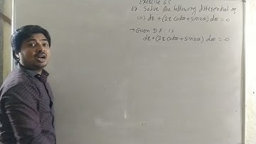 Lec16 DE Differential Equation : Linear Differential Equation : Exercise 6.5 Example 1-vii to xi