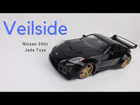 Jada toys Nissan 350z Veilside Bodykit Model - YouTube
