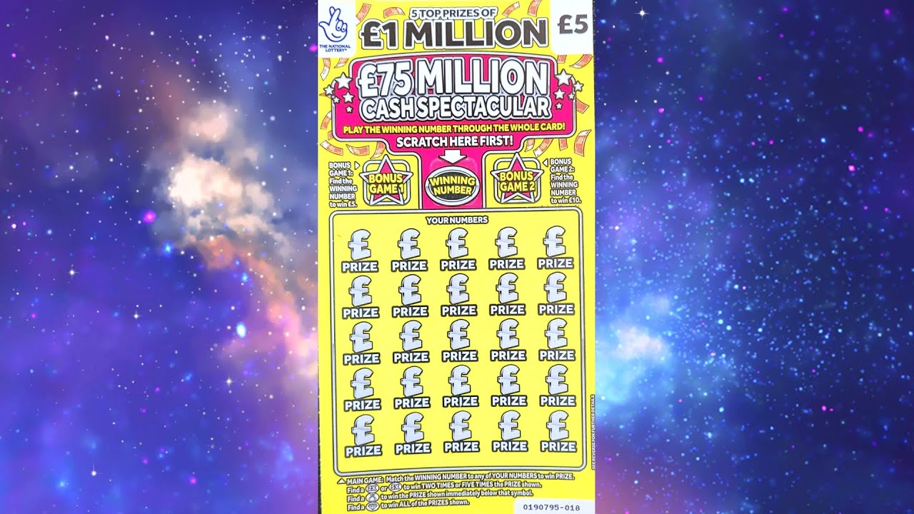 Scratchin' Wednesdays 7 £1 MILLION CASH SPECTACULAR Scratch Card