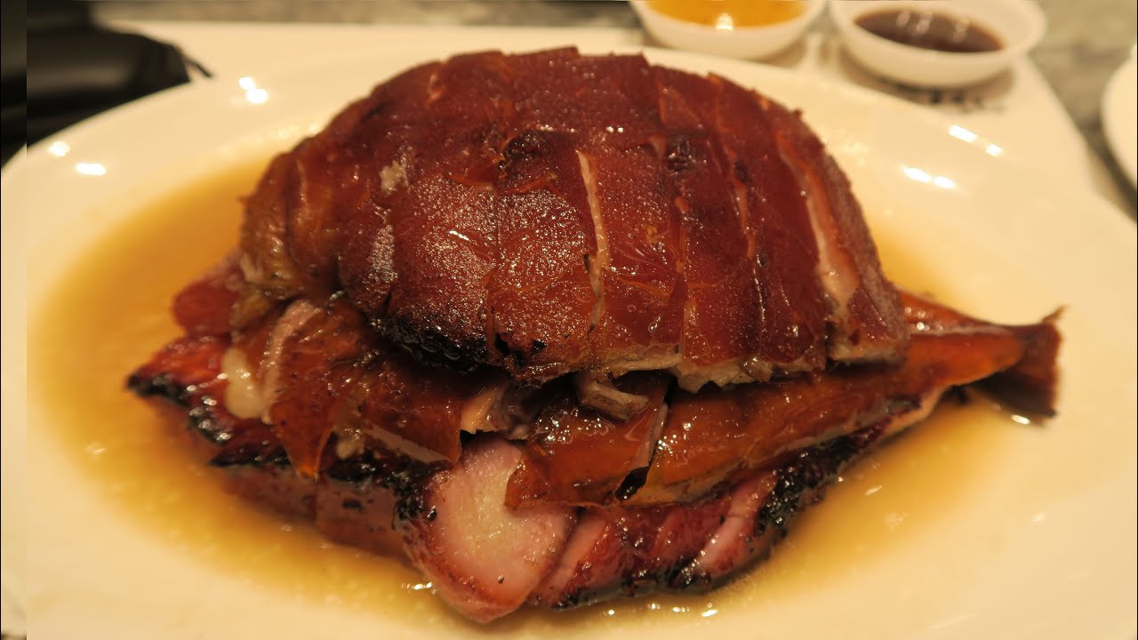 BEST Roast Goose in Hong Kong! HK Roast Goose Tour - YouTube