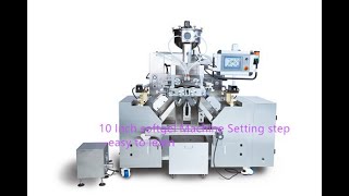 10 Inch Softgel Encapsulation Machine Seeting Step  (3step)
