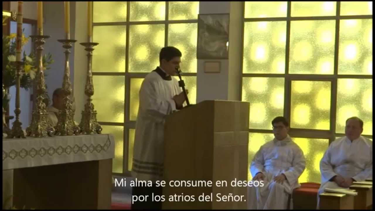 SALMO RESPONSORIAL 83. Mi alma se consume. YouTube
