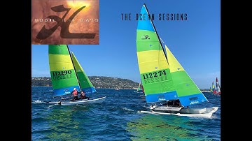 HOBIE CAT DAYS - The Ocean Sessions Hobie 16 Sunset ( Sailing to Sailing by Carousel )