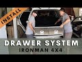 QUALITY-AFFORDABLE DRAWERS -TOYOTA 4RUNNER...IRONMAN 4X4 900MM LOCKSAFE TWIN DRAWERS