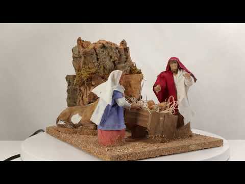 Natividad 5 personajes en movimiento 10 cm video