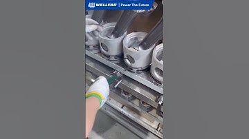 Engineer Installing Piston Clamp