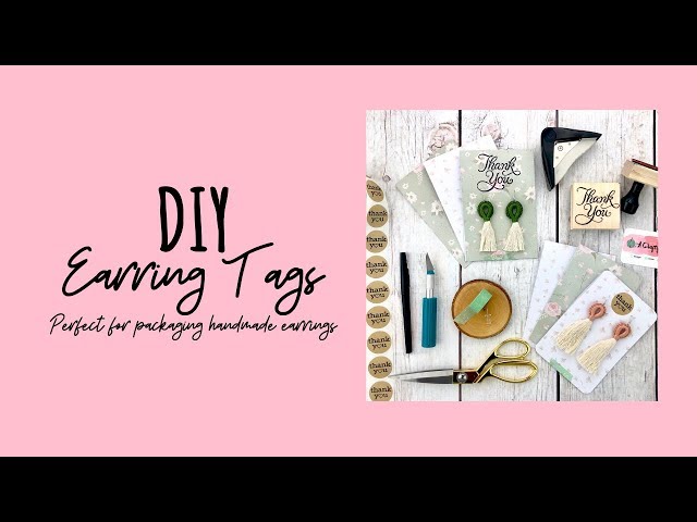 3 DIY Earring Display Cards, Easy Jewelry Packaging Ideas