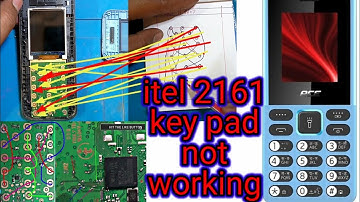 Itel key paid not working || itel key paid repairing || itel 2161 * button not working || itel key p