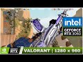 Valorant  : RTX 3060 + i5 11400F ( 1280 x 960 )
