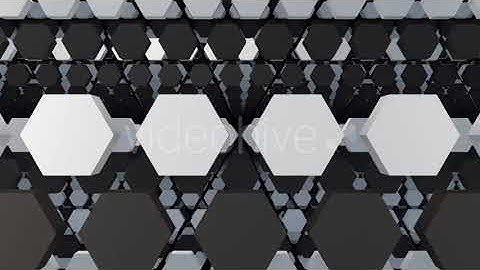 Hexagon Field Pattern Moving Forward