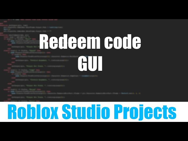 How to make a Discord-Roblox codes for redeem codes gui - Community  Tutorials - Developer Forum