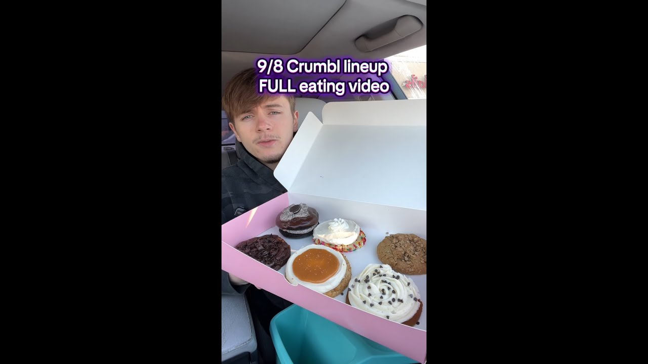 Eating the whole 9/8 Crumbl lineup
