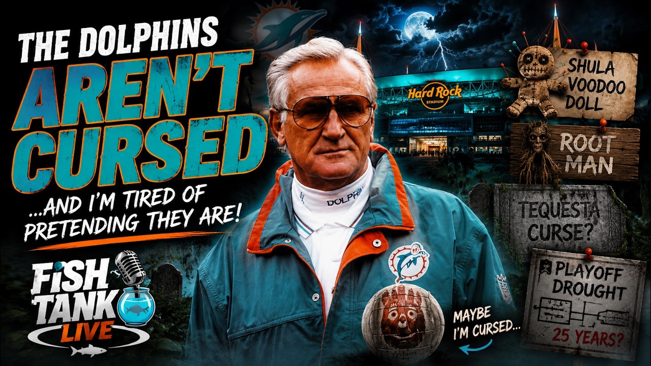 The Dolphins Aren't Cursed... And I'm Tired of Pretending They Are! | Fish Tank LIVE The Dolphins Aren't Cursed... And I'm Tired of Pretending They Are! | Fish Tank LIVE