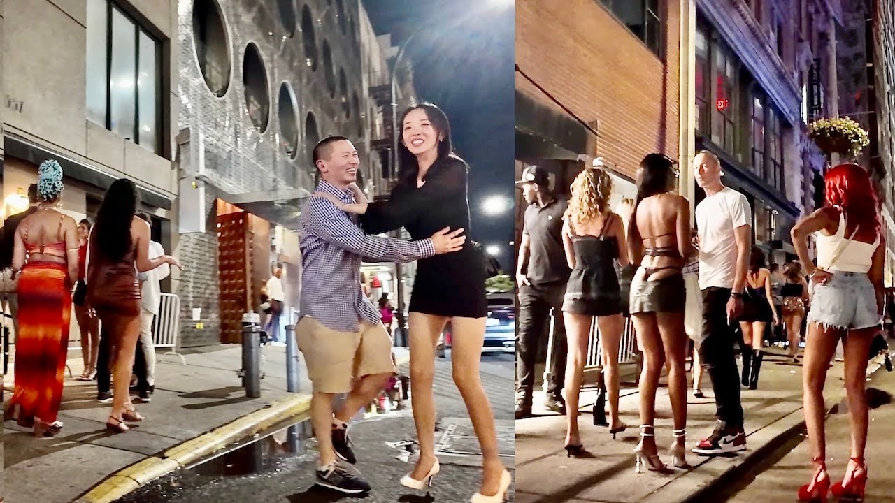 Chelsea Weekend Nightlife Atmosphere — NYC Nightlife Walking Tour 4K