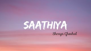 Sathiya Lyrics | Shreya Ghoshal | Ajay- Atul | Kajal Agarwal | Ajay Devgan | HS Lyrics screenshot 4