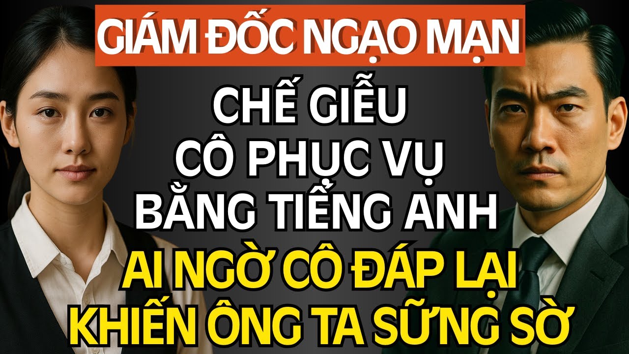 Giám Đốc Ngạo Mạn Chế Giễu Cô Phục Vụ Bằng Tiếng Anh, Ai Ngờ Cô Đáp Lại Khiến Ông Ta Sững Sờ
