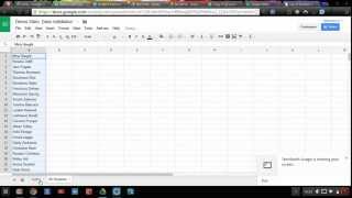 Demo Slam: Student List using Data Validation