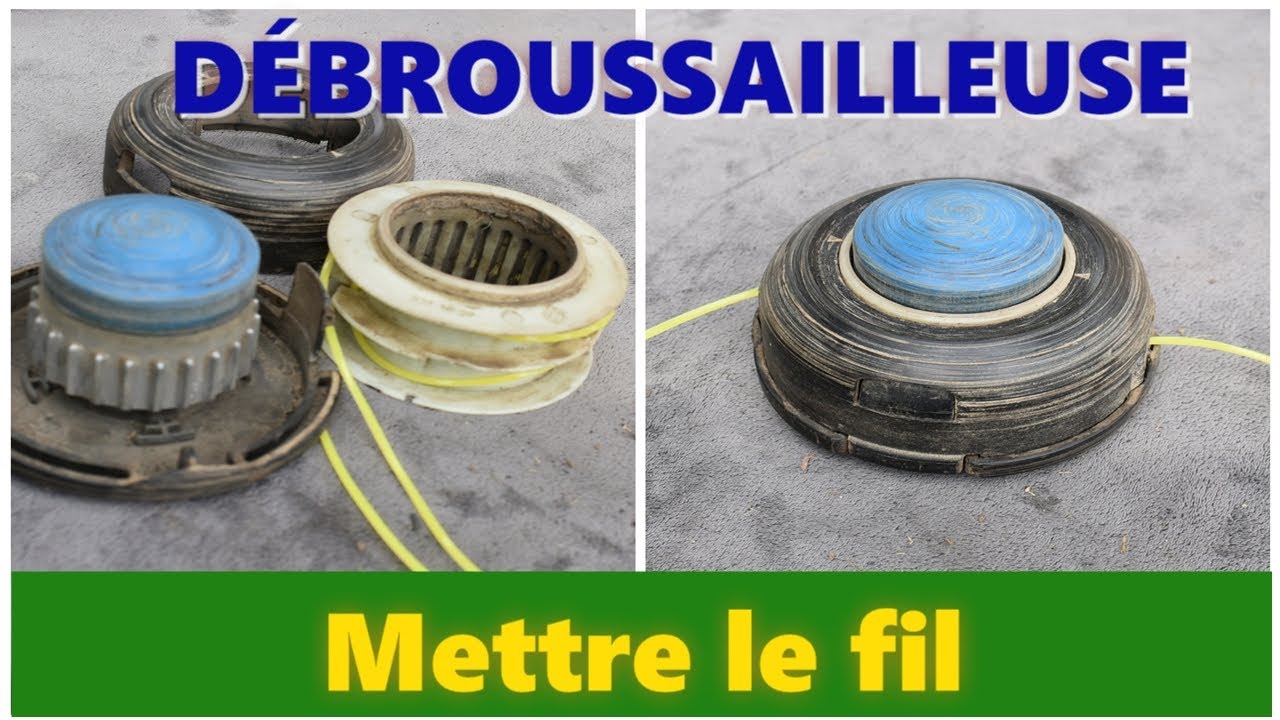 Comment mettre du fil sur une tête automatique de débroussailleuse — free download