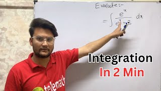 How to solve exponential form integration | Calculus Integration