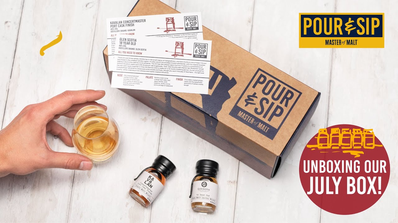 Let's take a look at July's Pour & Sip box!