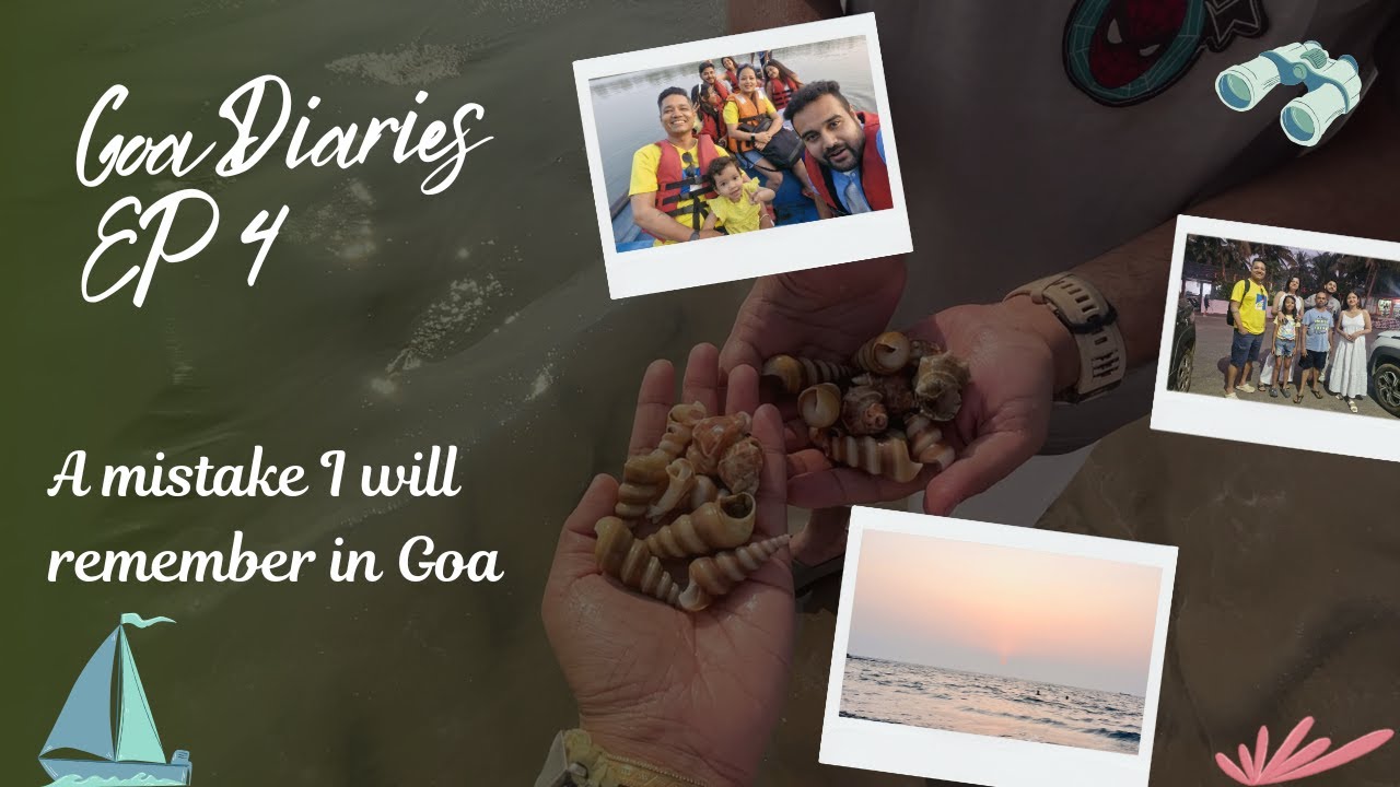 Goa Trip’ত এটা Mistake | Met the Birdman of Chorão | Visiting Seashell Beach | Goa Diaries EP 4
