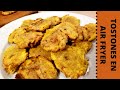 Tostones en air fryer -  Patacones en air fryer - Platanos fritos en freidora  de  aire