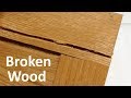 How to Repair Broken and Cracked Wood | Woodworking Tips