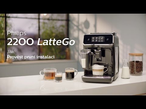 Philips 2200 LatteGo: Jak na první instalaci