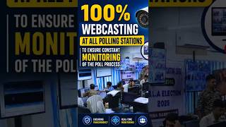 100% Webcasting at All Polling Stations | Ensuring Constant Monitoring & Transparent Elections