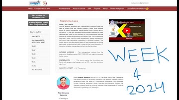 NPTEL Programming in Java Week 4 (with programming)Solution August 2024 | IIT Kharagpur