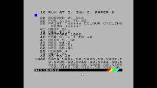 NextBASIC ColourCycle Demo