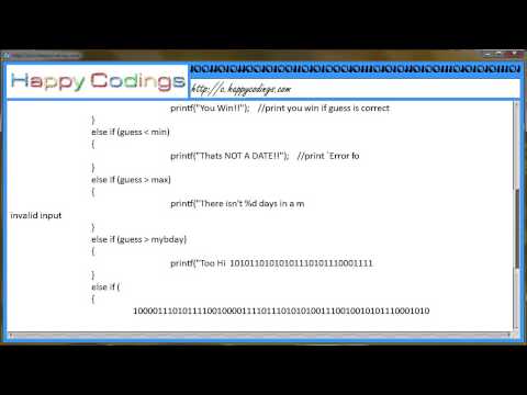 Guessing Game in C   C Code Example