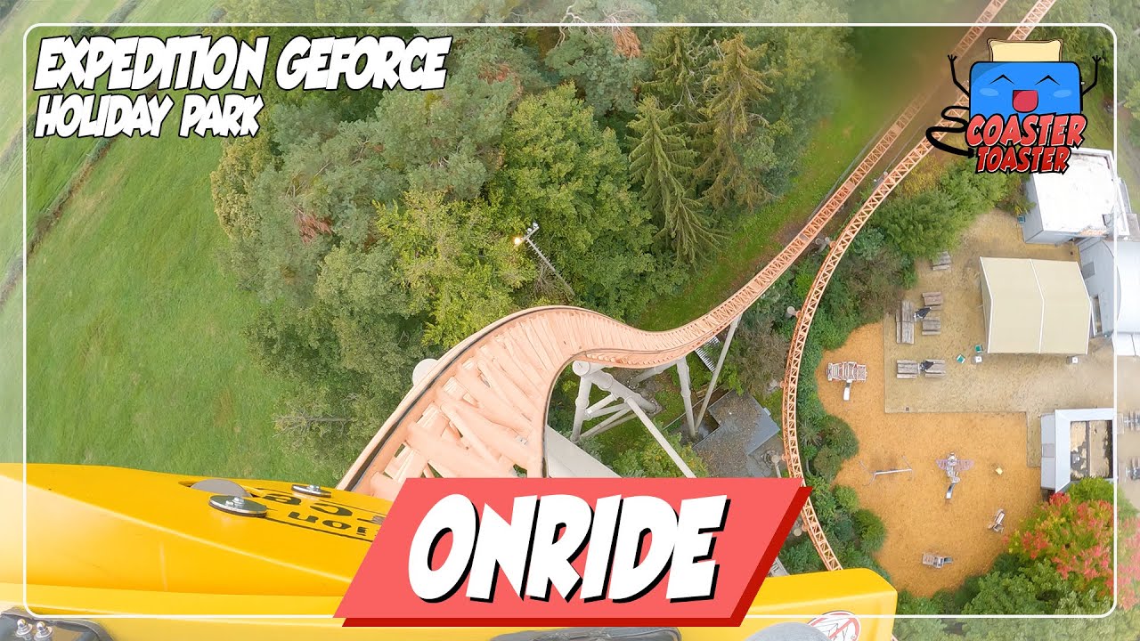 Expedition GeForce - Holiday Park - Intamin Mega Coaster der Extraklasse | POV