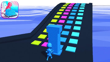 STACK COLORS! game MAX LEVEL 👸🌈💜 Gameplay All Levels Walkthrough iOS, Android New Game Pro Update