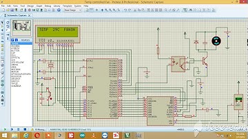 Temperature controlled DC Fan using 8051 Keil
