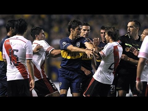 Superclasico - Boca Juniors vs. River Plate (Fights, Fouls, Red Cards)