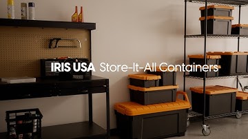 IRIS USA - Store It All Containers SIA & UTB Black and Orange